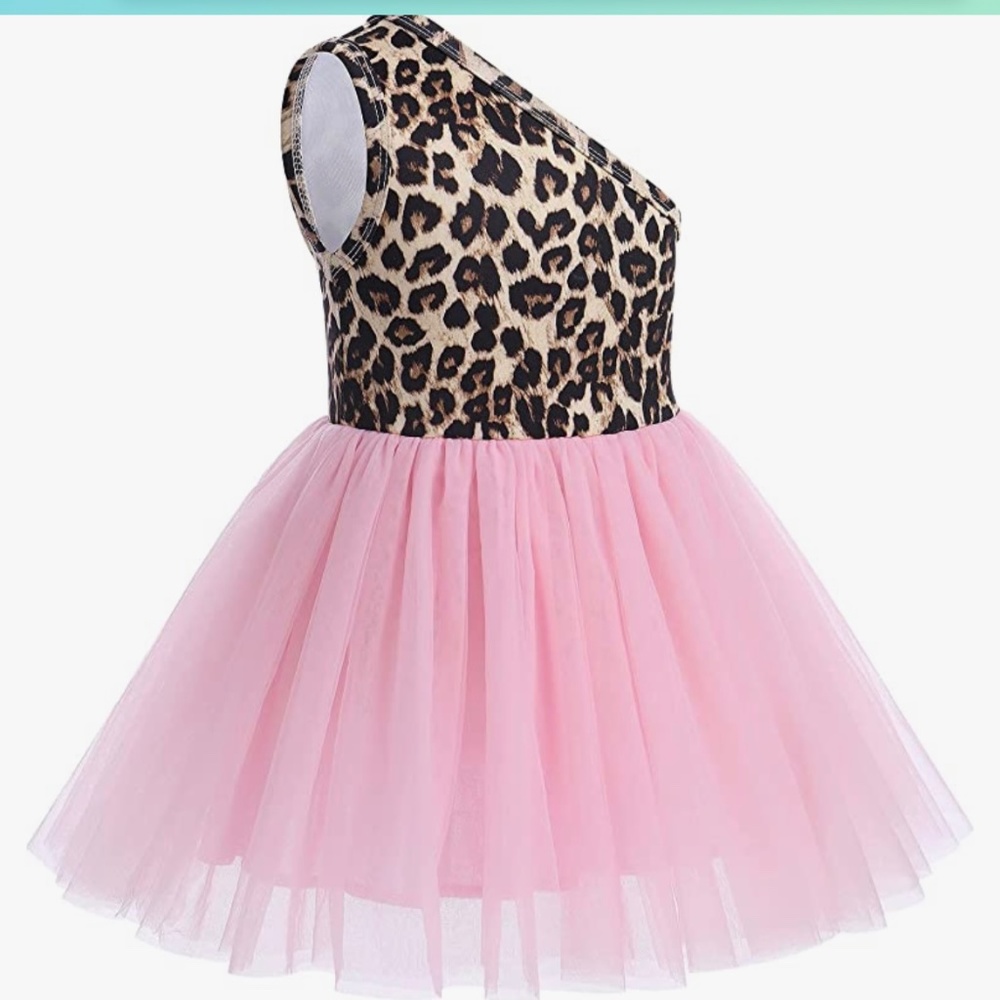 Girls Leopard Dress 12-18 Months